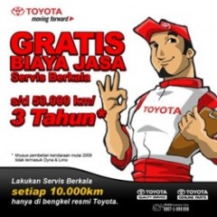 gratis servis 3 tahun